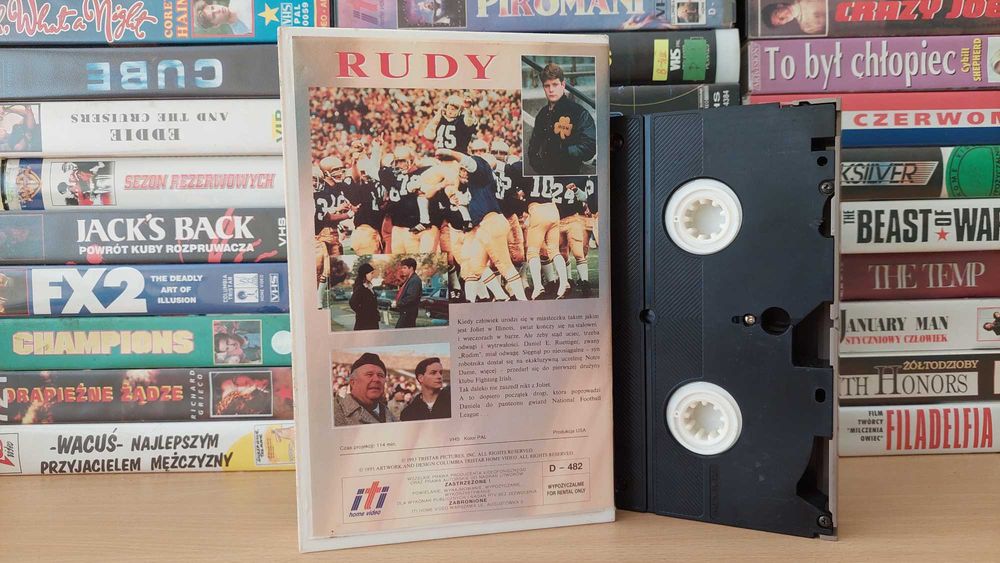 Rudy (Rudy) --- VHS---