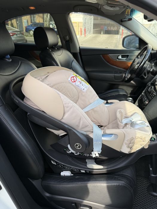 Автокрісло автолюлька Cybex Cloud i-Size Simply Flowers Beige