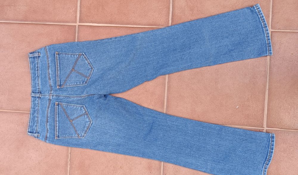 Calças de ganga elástica Kiabi