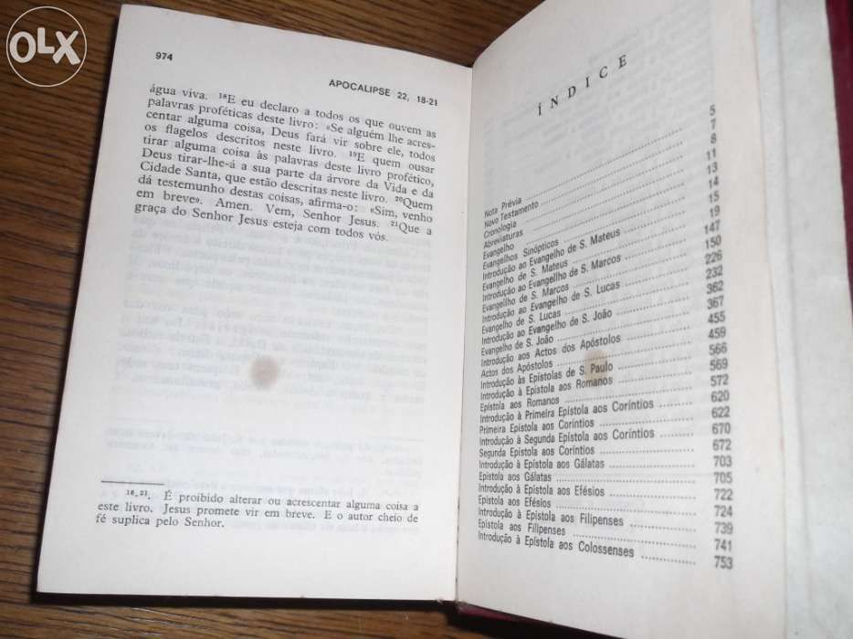 "O novo testamento"edição 1974