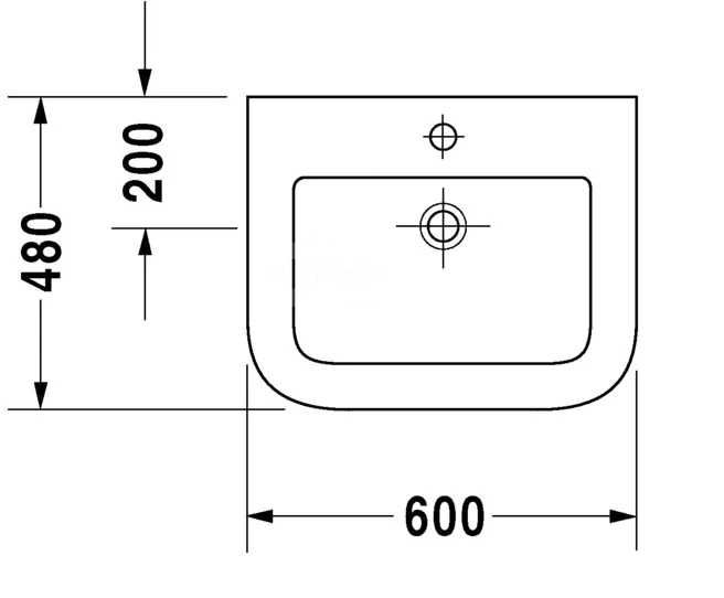 umywalka 60cm Duravit Happy D + dodatek gratis