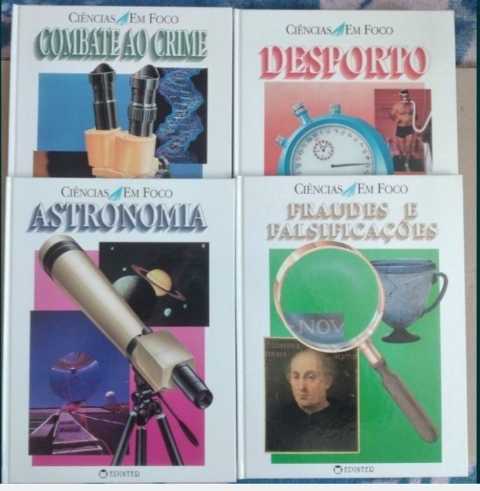 Ciências em foco - 4 livros novos na caixa original