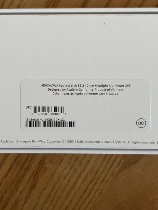 Apple watch SE 3, 40mm gps