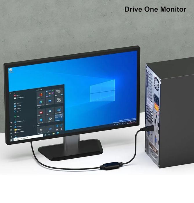 BENFEI Kabel USB 3.0 do VGA 1,8 m męski na męski
