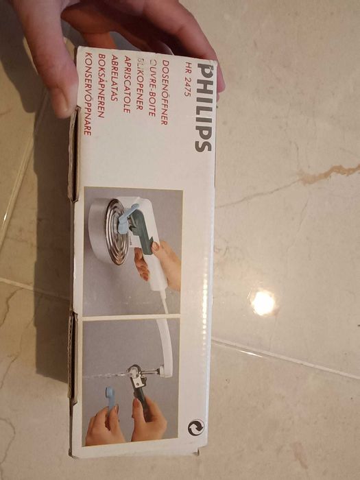 Abre-latas elétrico Philips novo