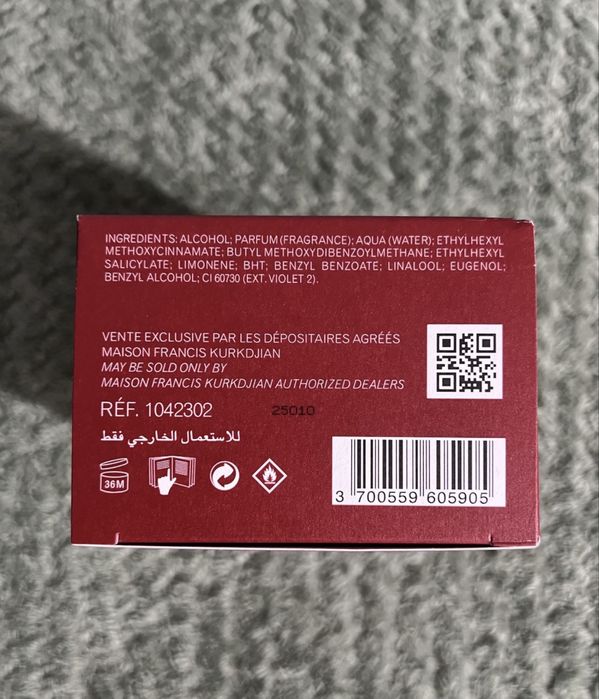 Perfumy baccarat rouge 540
