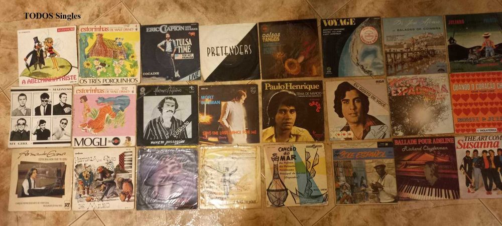 Discos VINIL para venda. Singles