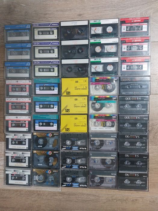 Аудиокассеты Denon, Maxell, Sony, JVC, TDK, SANA