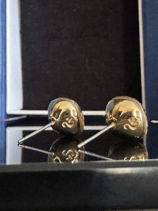 Шикарнючі сережки пуссети, гвоздики swarovski, оригінал
