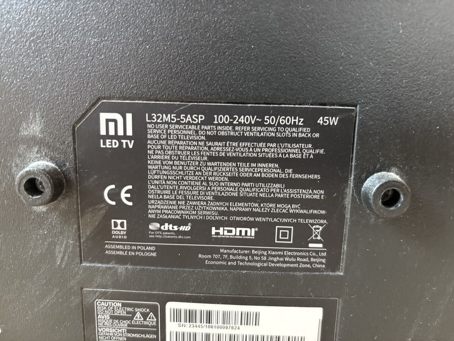 Telewizor xiaomi 32”