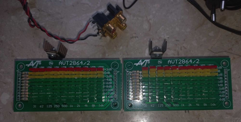 Analizator widma AVT2864 - korektor
