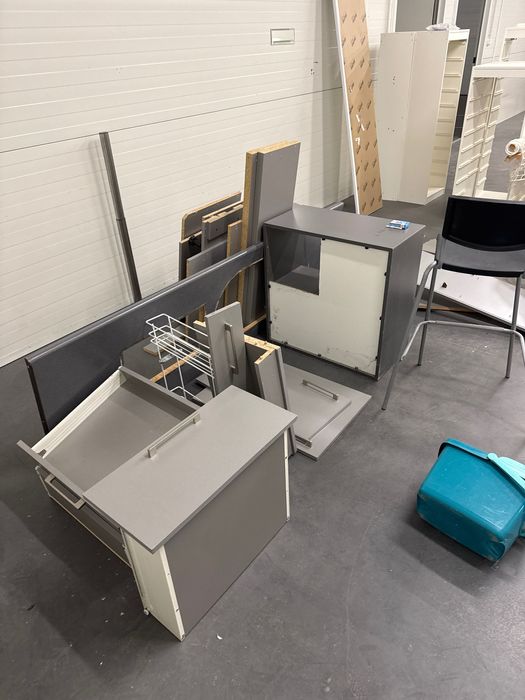 Kuchnia szara  200cm + blaty