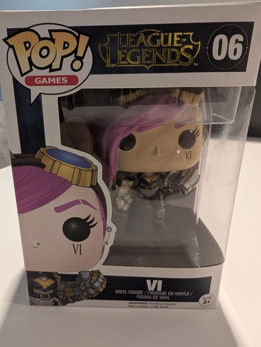 Pack Funko Pop! League of Legends - Jinx #05 & Vi #06 (Originais / Vau