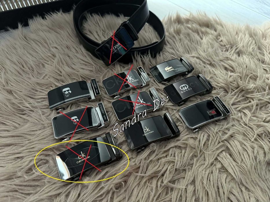 1xMęski pasek z wybraną klamrą.! PROMOCJA!