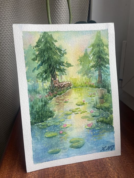 Obrazek Sarenka akwarela