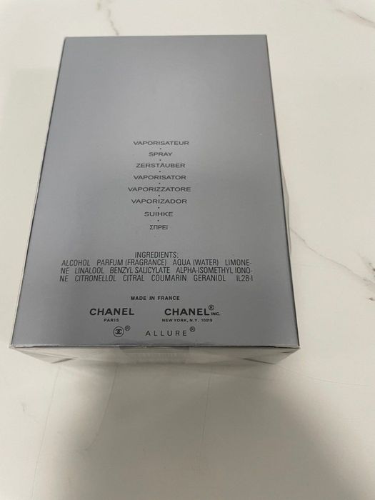 Chanel Allure Homme Sport