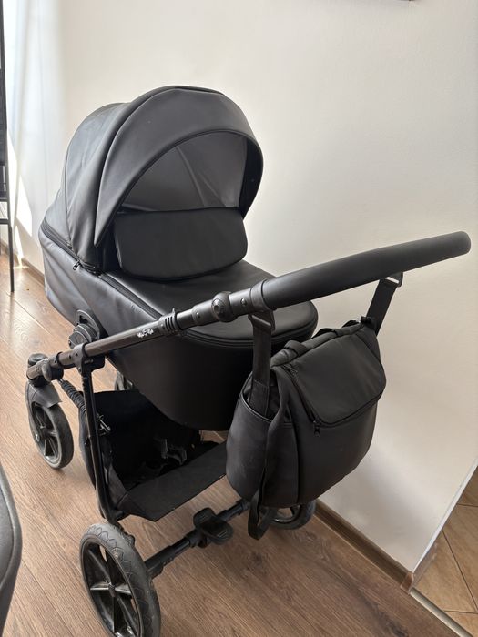 Wózek Milu Kids risso 3w1 z eco skory