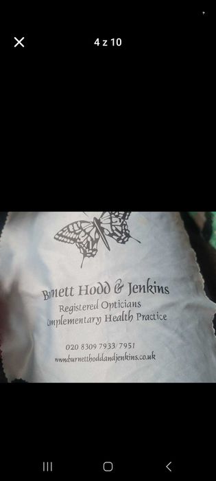 Burnett Hodd and Jenkins okulary, oprawki