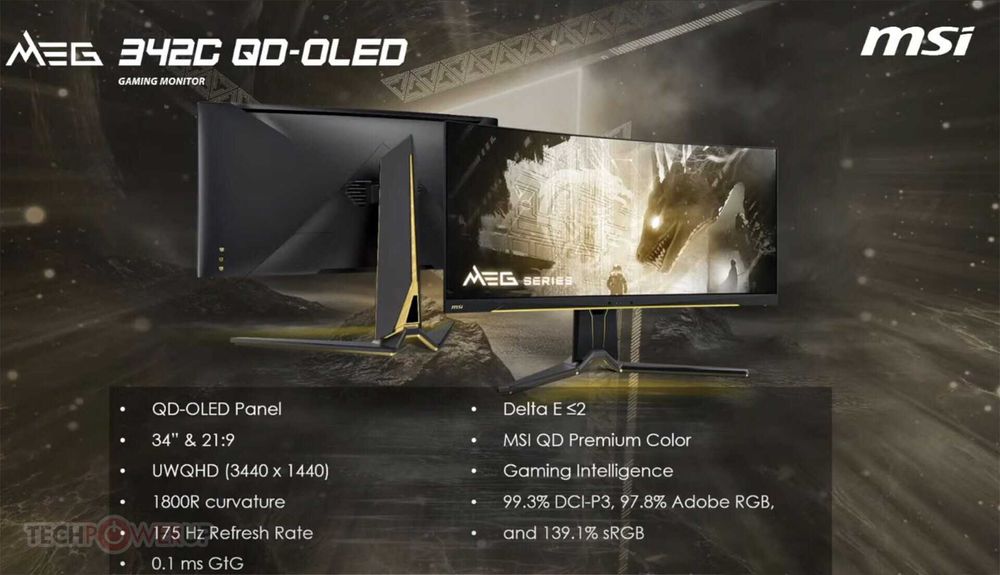 Монитор MEG 342C QD-OLED