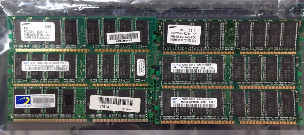 Old Memories - SD RAM, DDR, DDR264550780566786122