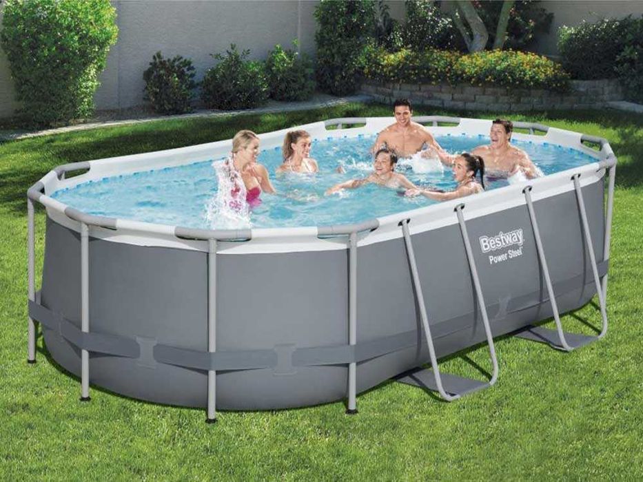 Piscina Bestway Oval 427 x 250 x 100 cm