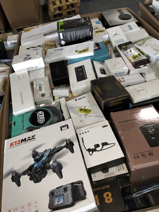 Palety Amazon palety z elektroniką elektronika   zwroty konsumenckie