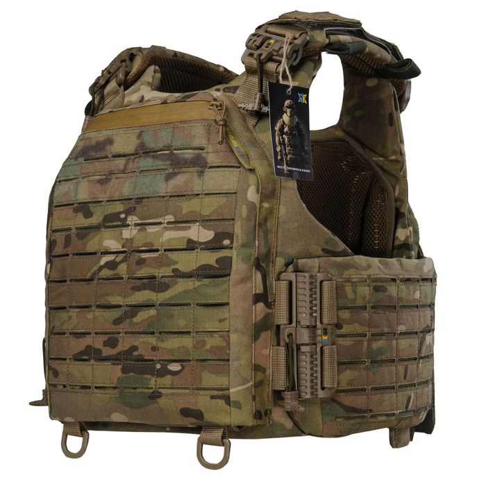 Преміум плитоноска Warmor Gen.6 МУЛЬТИКАМ. Cordura 1000d - якість!