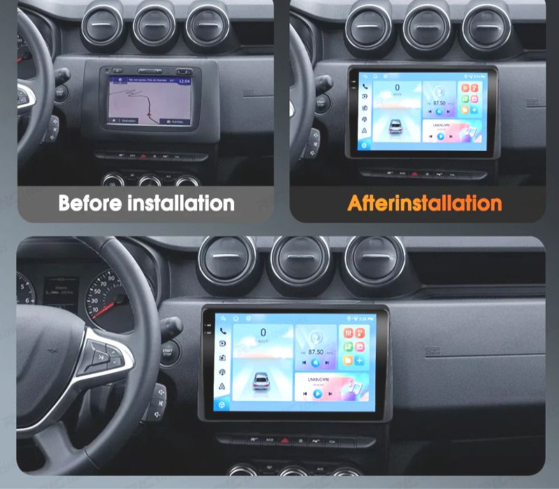 RÁDIO GPS ANDROID 13 DACIA DUSTER 10-17