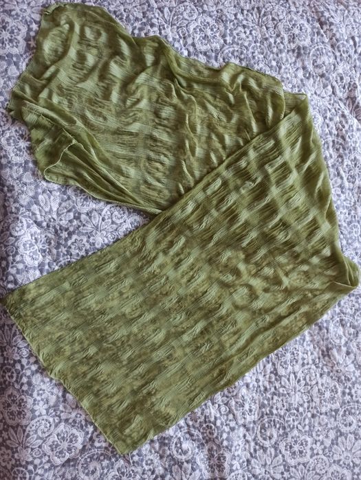 Szalik, apaszka zielona