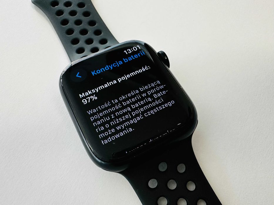 Smartwatch Apple Watch Series 7 45 mm Nike Stan BDB Okazja!