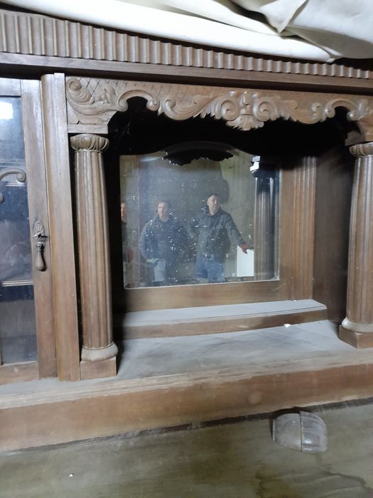 Komoda Dębowa dwuczęściowa