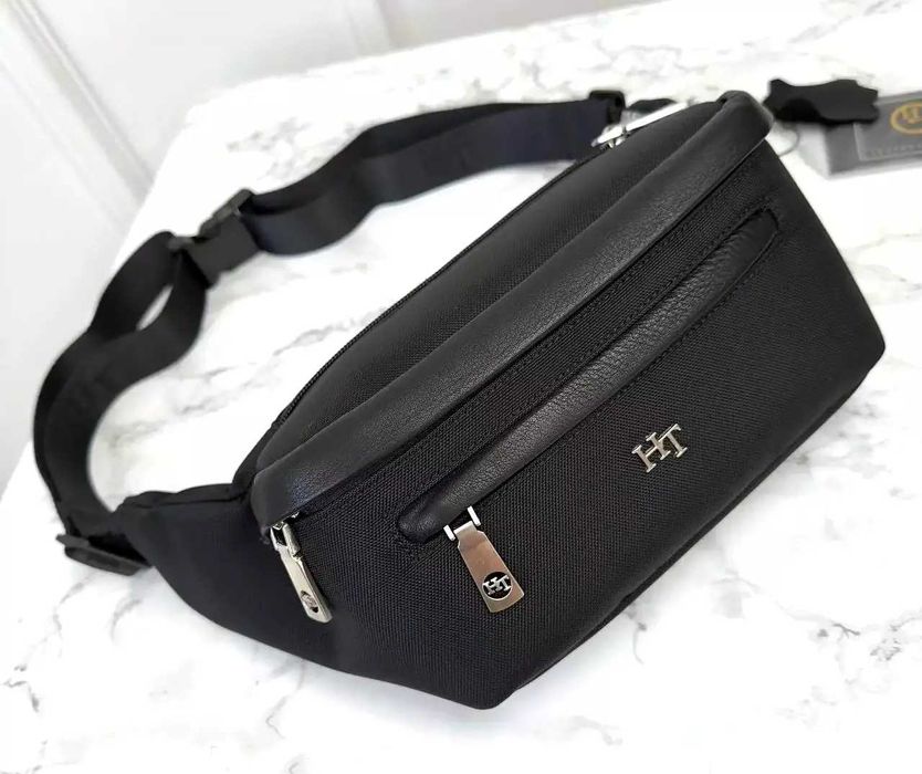 Мужская стильная и удобная сумка-бананка H.T Leather ! Turkey !