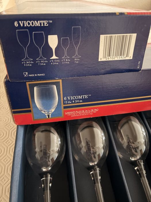 Copos de cristal