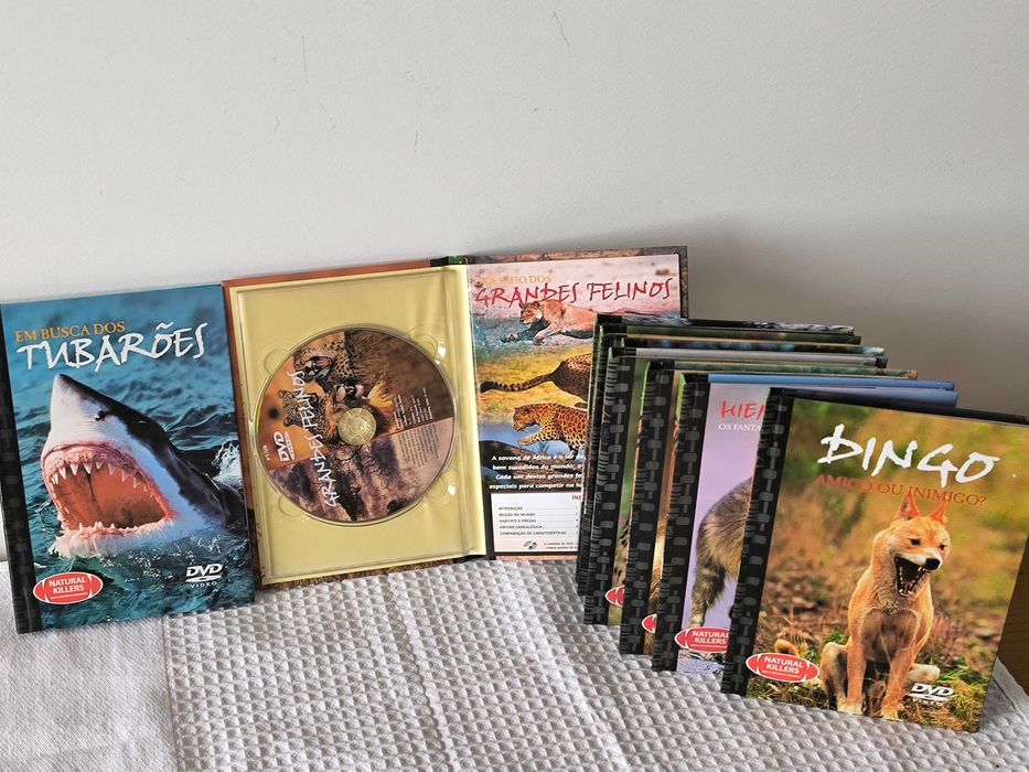 Coleção de Documentários de Natureza em DVD (National Geographic / Wild - Lote com 9 Volumes)