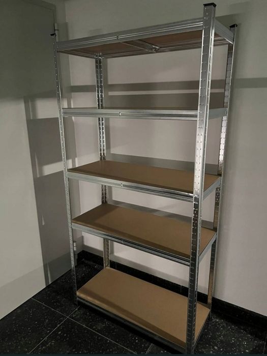 Regał Magazynowy Metalowy do Garażu Warsztatu Piwnicy Półka 875kg