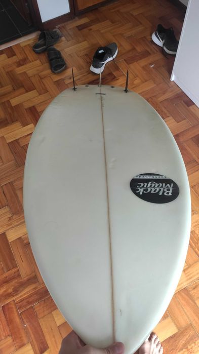 Surfboard hand shaped
