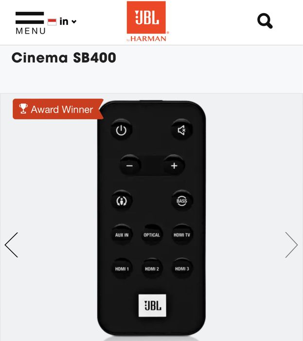 Barra de Som JBL Surround - SEM FIOS