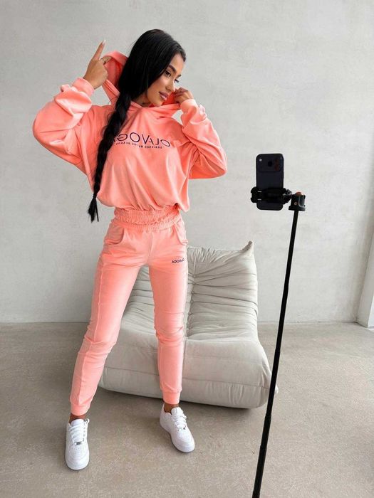 O la voga dres welur komplet olavoga neroli koral M