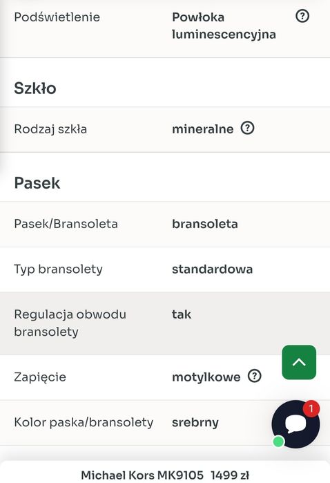 Zegarek męski Michael Kors MK9105
