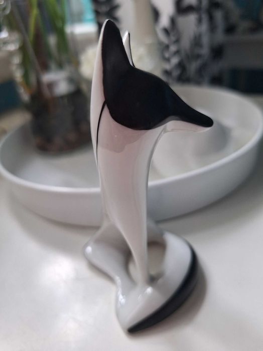 Lisek siedzący figurka Ćmielów New Look PRL