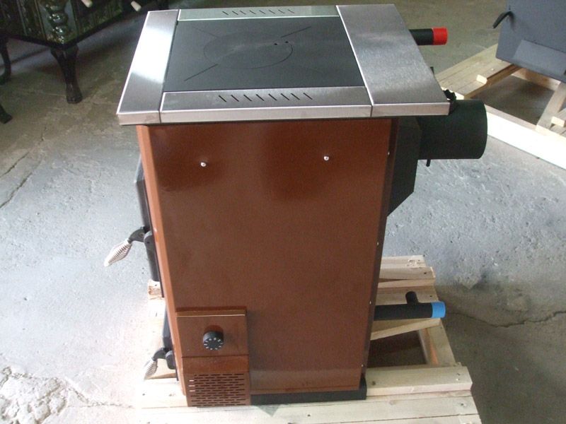 Piec kuchenny Termomont Temy ES-10 z funkcją C.O. 10 KW.