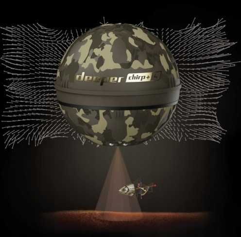 Echosonda Deeper Smart Sonar CHIRP Plus 4 GPS + AI wędkarska bezprzewodowa