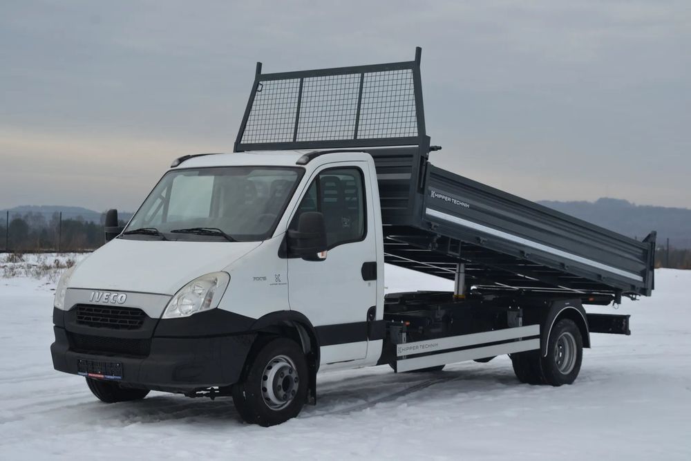 Iveco Daily 70C15 70C17 Niski przebieg tylko 106 920 km Nowy 3-stronny WYWROT PTO 72C 65C 50C 35C  Import Belgia Oryginalny przebieg SUPER STAN