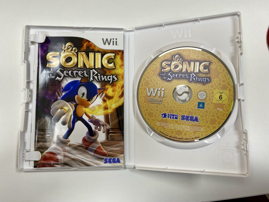 Sonic and the Secret Rings - Nintendo Wii - Jogo - Como Novo
