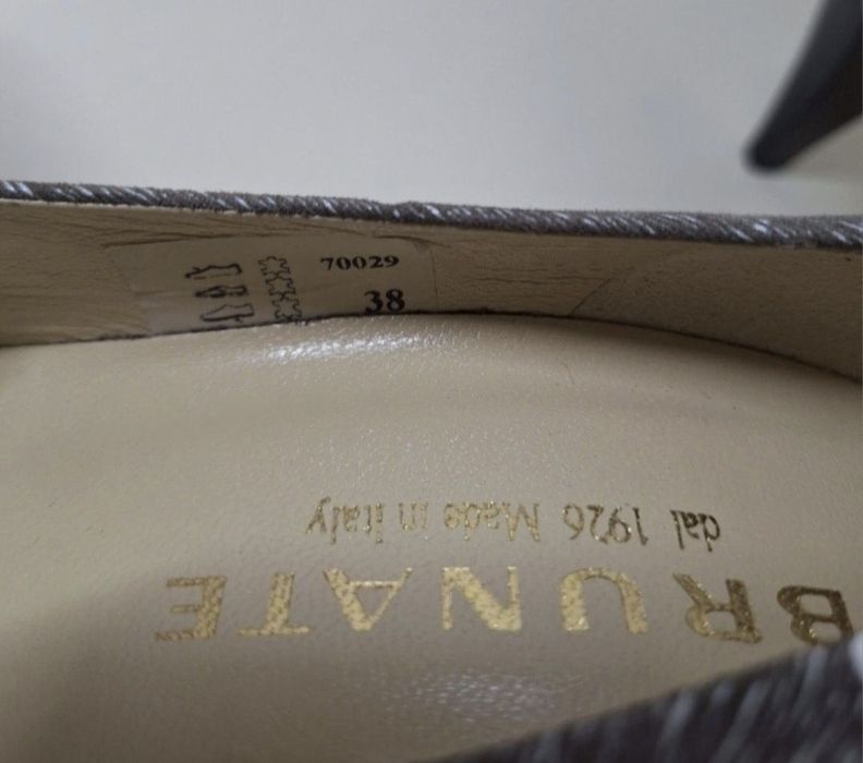 Туфли лодочки brunate натуральная кожа туфли на каблуке 38 размер