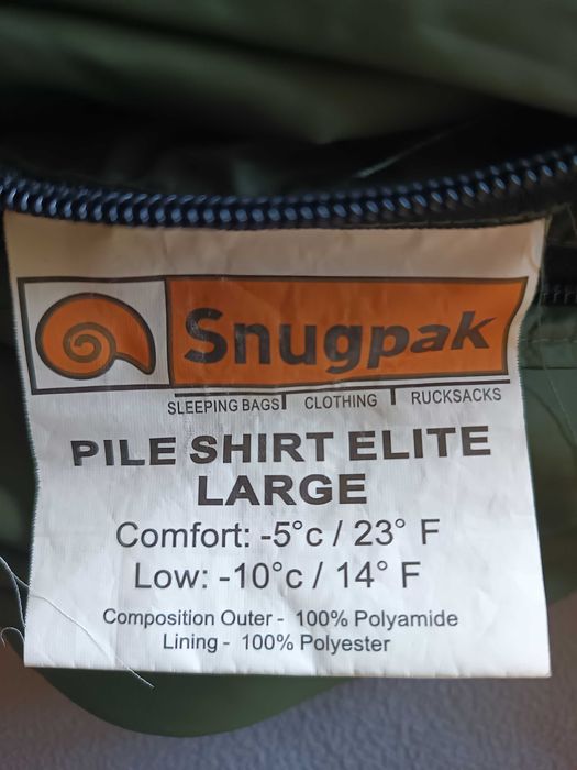 Snugpak Pile Shirt Elite Large