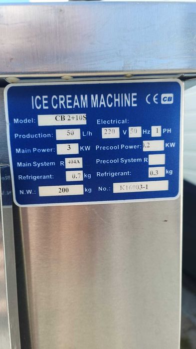 Máquina Profissional de Gelados Tailandeses (Ice Cream Rolls)