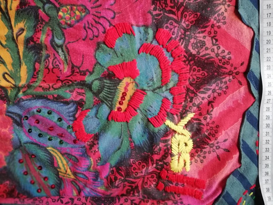 Bluzka bawełniana desigual, asymetryczna