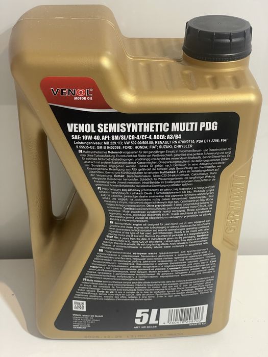 Olej Silnikowy Venol 10W40  5L