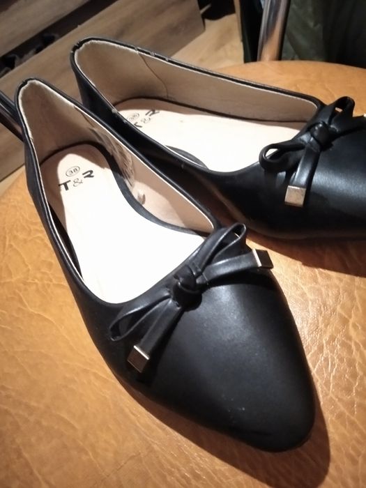 Baletki 38 nowe czarne